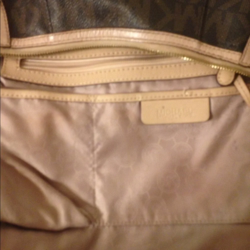 Michael Kors signature mk two way shoulder bag